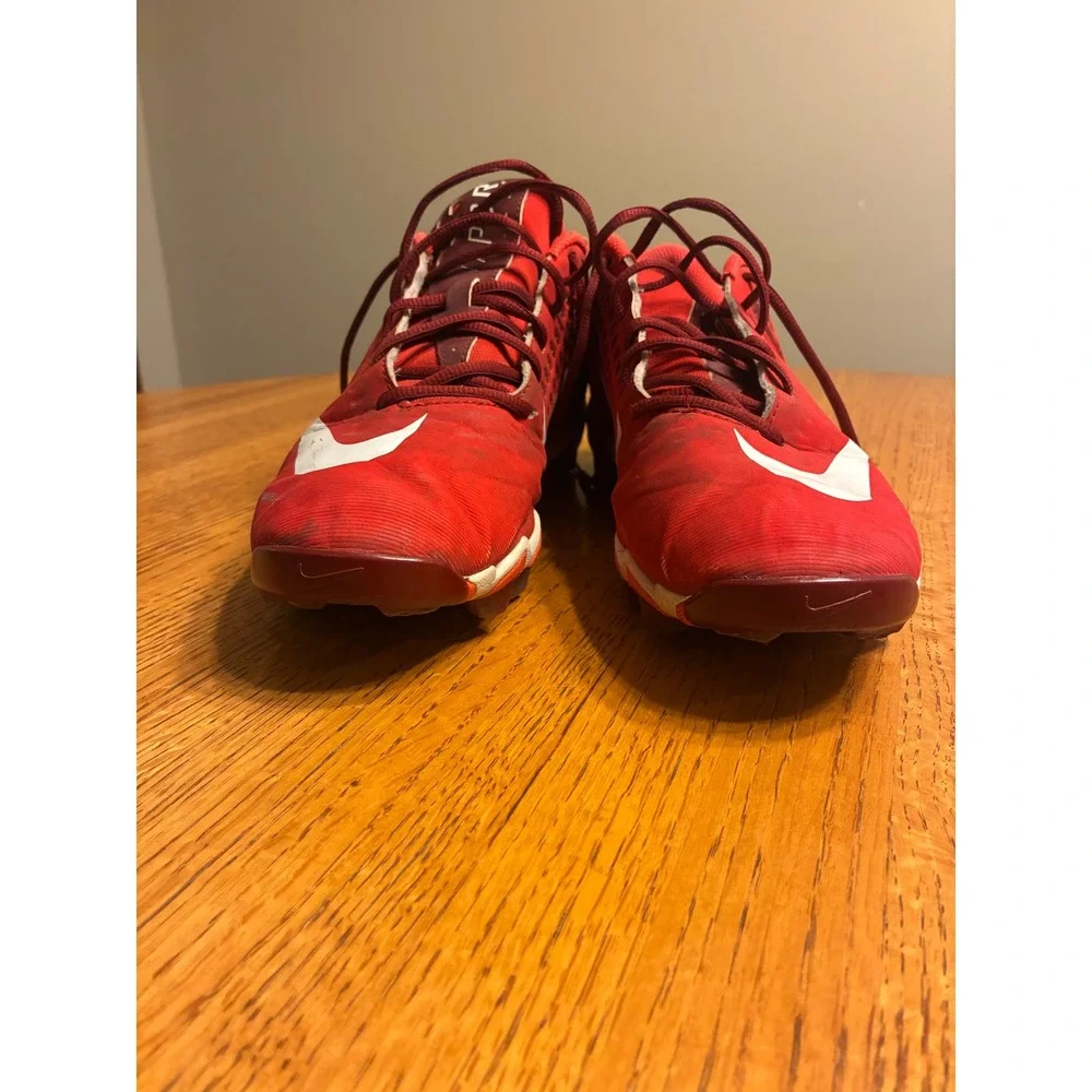 Nike Vapor Ultrafly 2 Keystone Baseball Cleats Red White Mens 10.5‎ A07945-601
